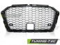 Preview: Upgrade Sportgrill / Kühlergrill für Audi A3 8V Facelift 17+  Hochglanz schwarz in Wabendesign